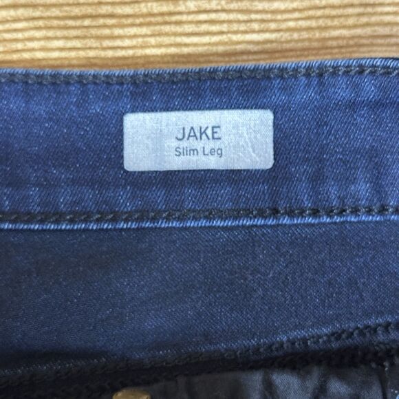 Mavi‎ Jeans Mens 36x29.5 Blue Medium Wash Jake Slim Leg Stretch Denim - Picture 4 of 16